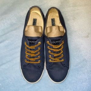 Women’s navy blue sperry sneakers size 9